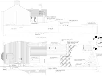 515 SCR 1a roof plan side elevation